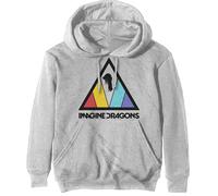 Imagine Dragons Triangle Logo Off White L Felpa con cappuccio