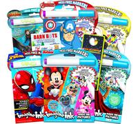 Imagine Ink Coloring Book Assorted Set for Boys with Stickers (Bundle