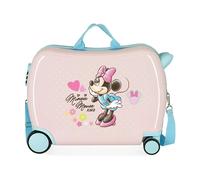 Disney Joumma Bags, Minnie Imagine, valigia per bambini, in ABS, un materiale, quattro ruote girevoli doppie, multidirezionali, chiusura laterale con combinazione., Immaginate, 50 x 38 x 20 cm,