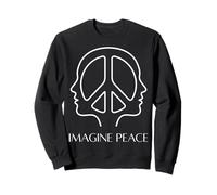 Imagine Peace Embrace Harmony Symbol Felpa