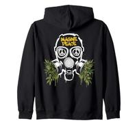 Imagine Peace Gas Mask Olive Branches Felpa con Cappuccio