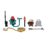 Imaginext Accessori di ricambio Jurassic World Dinosaur Playset HMJ79 | parti da collezione rettile fattoria zoo fossile borsa radio torcia cappello pala scanner medico corda serbatoio