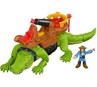 Imaginext- Coccodrillo Gigante con Personaggio Capitan Uncino, Giocattolo per Bambini 3+Anni, DHH63