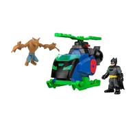 Fisher-Price Imaginext DC Super Friends Veicolo giocattolo con action figure da circa 7,5 cm e Batcopter di Batman con Man-Bat, i modelli possono variare, JML97
