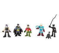 Imaginext DC Super Friends - Batman Heroes & Villains Pack con Batman Robin Catwoman e Bane Mr. Freeze.
