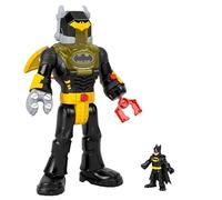 Imaginext DC Super Friends Batman Insider e il Bat Bot | Giocattolo robot alto 30,50 cm con luci e suoni, 3+ anni, ispirato a DC Universe, HYG31