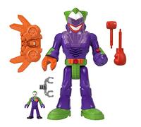 Imaginext DC Super Friends - Joker Insider e il suo Bot, personaggio Snodato alto 30+ cm con Luci e Suoni, Include 4 Sccessori, 2 Proiettili e Bot con Abitacolo, Giocattolo per Bambini, 3+ Anni, HKN47