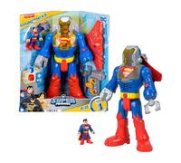 Fisher-Price Imaginext DC Super Friends - Superman Insider e Corazza, robot alto