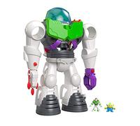 Imaginext Disney Pixar Toy Story 3 Buzz Lightyear Robot con Navicella Spaziale Removibile, Giocattolo per Bambini 3+Anni, GBG65, Imballaggio Sostenibile