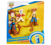 Imaginext Disney Pixar Toy Story 4 Woody e Forky, Mini Personaggi, per Bambini da 3+ Anni, GBG90