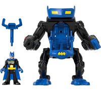 Imaginext Fisher-Price DC Super Friends Batman robot battaglia Figura con giocattolo con luci lancia proiettili, giocattolo +3 anni (Mattel HGX79)