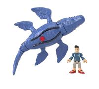 Imaginext Jurassic World Camp Cretaceous Mosasaurus e Kenji Figure Set