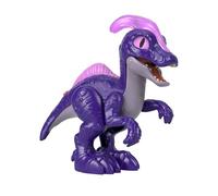 Imaginext Jurassic World - Parasaurolofo Dinosauro XL, dinosauro extra-large con luci e suoni, alto 25+ cm, mascella mobile e occhi e corno si illuminano, giocattolo per bambini, 3+ anni, HML43