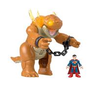 Imaginext Superman - Superman e Kaiju, set ispirato al film con luci e suoni, include il supereroe snodato e il mostro con catene alto 25+ cm, giocattolo per bambini, 3+ anni, JDL07