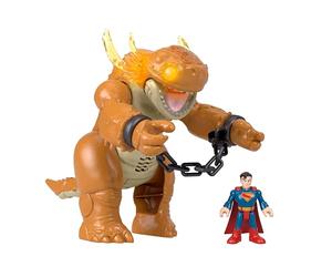 Imaginext Superman - Superman e Kaiju, set ispirato al film con luci e suoni, include il supereroe snodato e il mostro con catene alto 25+ cm, giocattolo per bambini, 3+ anni, JDL07