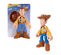 Imaginext Toy Story - Woody XL, personaggio alto 24 cm con look ispirato al film Disney Pixar, con articolazioni mobili e movimenti di braccia, vita e testa, 3+ anni, JMD33