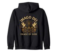 Imago dei - Immagine di Dio - Latino - Teologia Riformata Felpa con Cappuccio