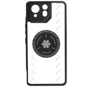 iMak Cover per Asus Rog Phone 8 5G e 8 Pro 5G rigida bordo rinforzato, Nero