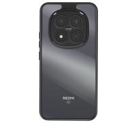 iMak, Cover per Redmi Note 15 Pro Plus 5G con Bordo Morbido, Nero trasparente