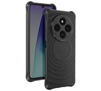 iMak, Cover per Xiaomi Redmi 14C Protezione in silicone, Nero