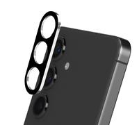iMak Proteggifotocamera per Samsung S24 FE vetro temperato antigraffio, Nero