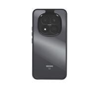 IMAK Protettiva BACK--N15X Cover per Xiaomi Redmi Note 15 Pro Plus 5G, Nero trasparente