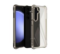 IMAK Protettiva IMK-ABG-GY-S24FE Cover per Samsung Galaxy S24 FE, Nero trasparente