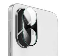 iMak, Protezione Fotocamera in Vetro Temperato per iPhone 16 Doppia Lente