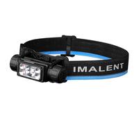 IMALENT HT70 - Torcia frontale a LED super luminosa, 3500 lumen, leggera, luce bianca calda e rossa, impermeabile IP66, durata 350 ore, per lavoro, arrampicata, pesca