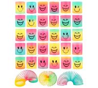 IMALPQPP 30 Giocattoli a Molla Colorati Tipo Spirale, Perfetti Come Gadget Compleanno Bambini, regalini fine Festa Compleanno e Gadget Bambino, Ideali per Feste e attività Creative per Bambini.