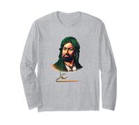Imam Ali T-Shirt Ritratto di Hz. Ali Maglia a Manica