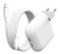iMangoo 67W Caricatore Rapido Dual Port USB-C per Google Pixel 11 10a 9a | Caricatore Rapido USB-C Adattatore Con Cavo Tipo C 1m per Google Pixel 10 9 Pro XL Fold 8a 7a 6a 8Pro 7Pro 6Pro 5a 4a 4XL 3a