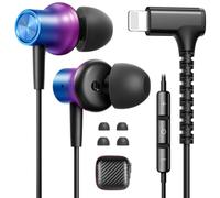 iMangoo Angolo di 90° per cuffie Lightning con cavo, colore: viola