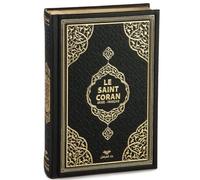 Imani Aksa Sacro Corano Arabo Francese Tradotto e annotato in francese e un tappeto preghiera musulmano offerto (nero)