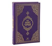 Imani Aksa San Corano Arabo Francese Tradotto e annotato in francese e Un tappeto preghiera musulmano offerto (Viola)
