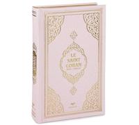 Imani Aksa San Corano Arabo Francese Tradotto e annotato in francese e Un tappeto preghiera musulmano offerto (Rosa scuro)