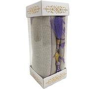 Imani Aksa Set regalo Musulmano (tappetino da preghiera, tasbih), tappeto preghiera, tappetino per preghiera, tappeto per preghiera, musulmani, cofanetto Islam-Ramadan, nascita, Mevlid Muslim (viola)