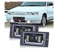 IMAWUHM Faro Anteriore Accessori Per Auto 12v Faro Principale Per Lada Per Niva 4x4 1995+ Luci Diurne Indicatori Direzione Per Lada Fendinebbia Per Offroad DRL Faro(A)