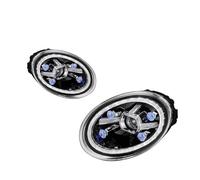 IMAWUHM Faro Anteriore Fari Per Auto Per Nuovo Stile Per VW Per Beetle 2013-2022 Kit Accessori Per Lenti Per Proiettore Per Montaggio Completo Fari Automatici A LED(Diamond blue light)
