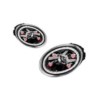 IMAWUHM Faro Anteriore Fari Per Auto Per Nuovo Stile Per VW Per Beetle 2013-2022 Kit Accessori Per Lenti Per Proiettore Per Montaggio Completo Fari Automatici A LED(Diamond pink light)