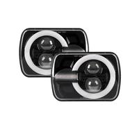 IMAWUHM Faro Anteriore Faro Principale Da 5x7 Pollici 7x6 Drl Indicatore Di Direzione Hi-Lo Beam Per Nissan 240SX(s13)(2 pezzi)