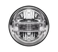 IMAWUHM Faro Anteriore Faro Principale Da 7 Pollici Per Jeep Per Wrangler JK Off Road Assemblaggio 4x4 Fari Led 12V 24v DRL Luce Di Marcia(Chrome 1pcs)