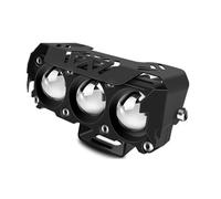 IMAWUHM Faro Fanale Anteriore Faretti LED Three Eye Per Moto Fari Modificati Veicoli Elettrici Faretti Esterni(1 pz)