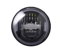 IMAWUHM Faro Fanale Anteriore Faro Anteriore A LED Con Riflettore 5-3/4" Con Anello Halo DRL Bianco Per 883 Per XL1200 Per Iron Per Indian Per Scout Motociclette Rimontaggio