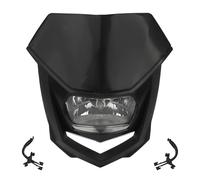 IMAWUHM Faro Fanale Anteriore Faro Anteriore Per Motocross Per KLX Per CRF Per WR Per YZ 250 450 Carenatura Per Dirt Bike Per Supermoto(Nero)