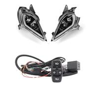 IMAWUHM Faro Fanale Anteriore Per ATV LED DRL Headlight Per Raptor 700 700R Per YFZ450R Per YFZ450 Per YFZ450X Per Wolverine 450 2006-2024 2025 Indicatori Direzione(E24 light and Switch)