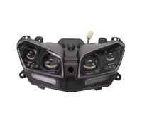 IMAWUHM Faro Fanale Anteriore Per MT 09 Per MT-09 Per MT09 Per FZ09 2017 2018 2019 2020 Faro Anteriore Motocicletta Supporto Carenatura Superiore Set Copertura Impermeabile(Headlight)