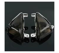 IMAWUHM Faro Fanale Anteriore Per Per ZX10R 2006-2007 Per ZX6R 2005-2011 Z1000 2007-2009 Per ZX-14R ABS SE 2020-2023 Indicatori Direzione Con Lente Per Moto ER-6F(Nero)