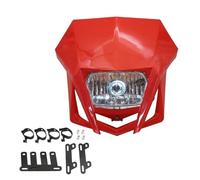 IMAWUHM Faro Fanale Anteriore Per SUZUKI Per DRZ Per RMZ Per RM 85 125 250 Piastra Faro Motocicletta Accessori Moto Da Cross Per Enduro Motocross(Rosso)