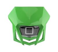 IMAWUHM Faro Fanale Anteriore Piastra Faro Per Moto A LED 12V Per CRF 230 XR 150 125F 250 450 Dirt Bike Per Accessori Per Motocross Per Enduro Carenatura Faro(Green)